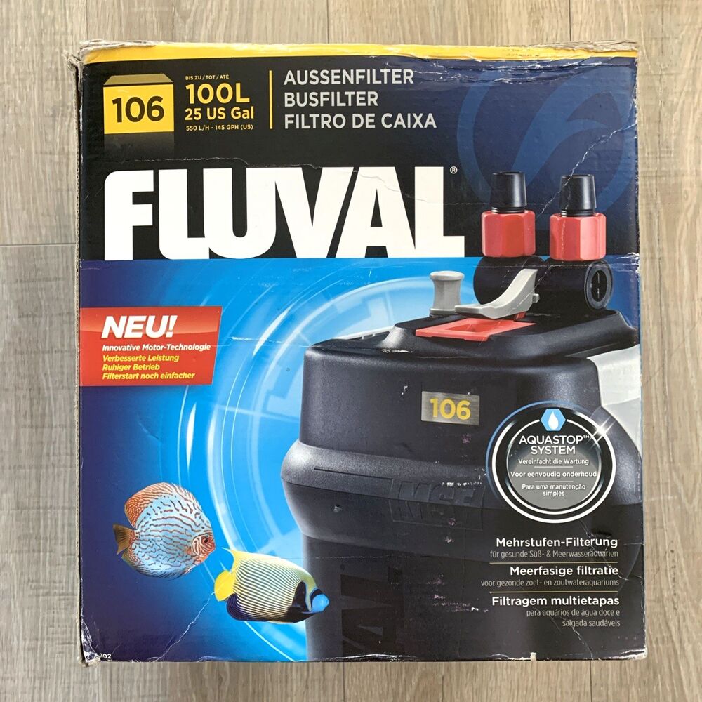 Fluval 106 Aquarium Canister Filter New